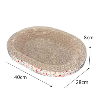 Kích thước bảng cào móng oval 40x28x8cm