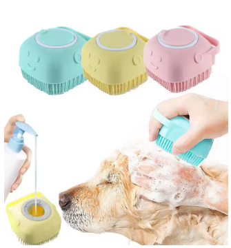 Bàn chải tắm silicone nhiều màu sắc